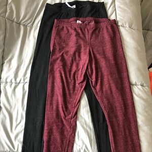 2 Pairs Old Navy Cotton Leggings